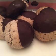 Biscuits noisettes chocolat