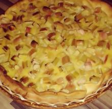 Tarte à la Rhubarbe