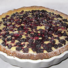 Tarte aux mures amandine